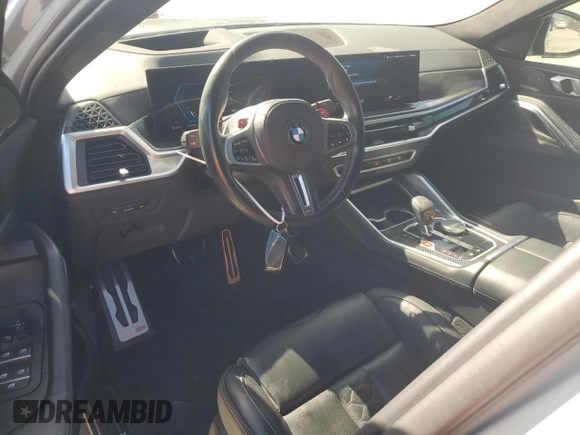 2024 BMW X6 M with VIN 5YM23ET04R9S28947, listed as a Copart auction lot 77666914 with 21,814 mi miles and Non Repairable. Bid and sale history available at carsss.com. Image 8.
