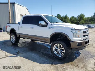 2016 Ford F-150 XLT with VIN 1FTEW1EF2GKD99452, listed as a Copart auction lot 75023994 with 166,688 mi miles and Salvage Title. Bid and sale history available at carsss.com. Image 4.