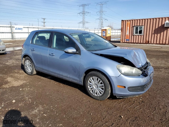 2010 Volkswagen Golf with VIN WVWDA7AJ6AW395525, listed as a Copart auction lot 49929685 with 119,191 mi miles and Salvage Title. Bid and sale history available at carsss.com. Image 4.