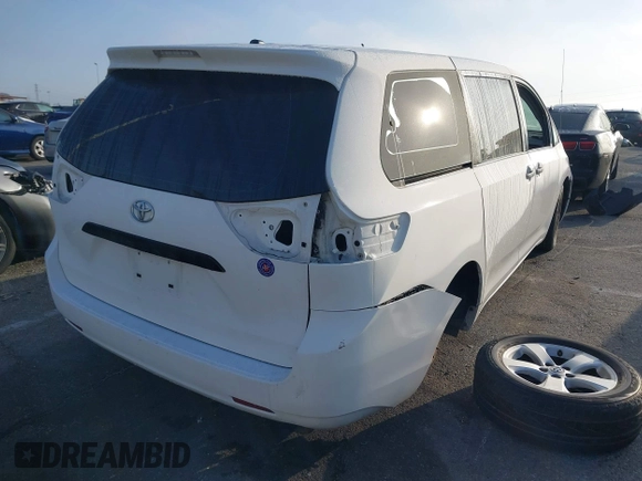 2011 Toyota Sienna with VIN 5TDZK3DC6BS079634, listed as a IAAI auction lot 41506833 with 112,051 mi miles. Bid and sale history available at carsss.com. Image 4.