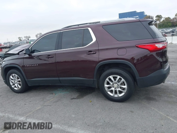 2018 Chevrolet Traverse LT Cloth with VIN 1GNERGKW0JJ263209, listed as a IAAI auction lot 42294170 with 115,619 mi miles and . Bid and sale history available at DreamBid. Image 15.