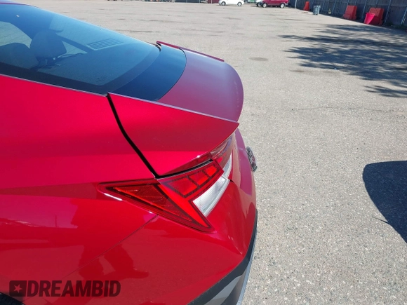 2025 Hyundai Elantra SEL Convenience with VIN KMHLS4DG0SU861661, listed as a IAAI auction lot 42178392 with 20,518 mi miles and . Bid and sale history available at DreamBid. Image 6.