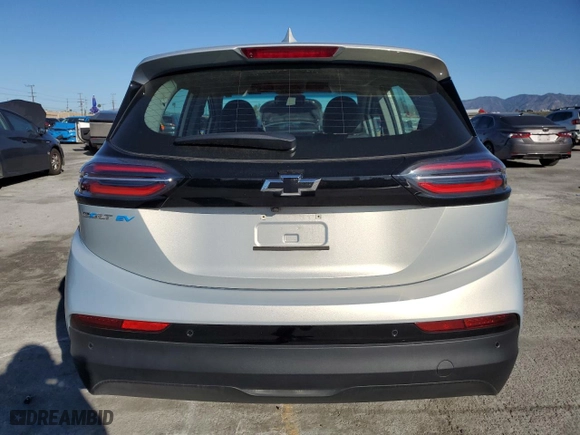 2023 Chevrolet Bolt EV 2LT with VIN 1G1FX6S03P4121932, listed as a Copart auction lot 49344035 with NaN miles and Salvage Title. Bid and sale history available at carsss.com. Image 6.