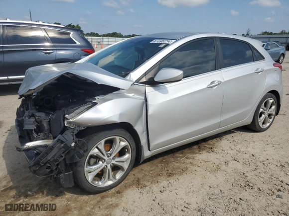 2013 Hyundai Elantra GT with VIN KMHD35LE8DU093809, listed as a Copart auction lot 67346254 with 87,857 mi miles and Salvage Title. Bid and sale history available at carsss.com. Image 1.
