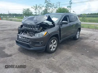 2018 Jeep Compass Latitude with VIN 3C4NJDBB6JT342520, listed as a IAAI auction lot 42464673 with 66,680 mi miles and . Bid and sale history available at DreamBid. Image 2.