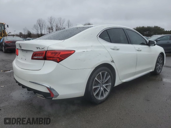 2018 Acura TLX w/Technology Pkg with VIN 19UUB2F59JA007083, listed as a Copart auction lot 48970135 with 91,784 mi miles and Salvage Title. Bid and sale history available at carsss.com. Image 3.