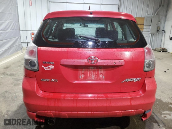 2006 Toyota Matrix STD z VIN 2T1LR32E06C556952, wystawiony jako Copart lot #52810305 z przebiegiem 194 743 mil mil oraz Czysty tytuł • Clean title. Historia ofert i sprzedaży dostępna na DreamBid. Obrazek 6.
