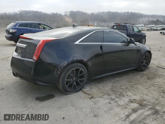 2011 Cadillac CTS Premium with VIN 1G6DS1ED8B0108062, listed as a Copart auction lot 48859365 with 128,965 mi miles and Salvage title. Bid and sale history available at DreamBid. Image 3.