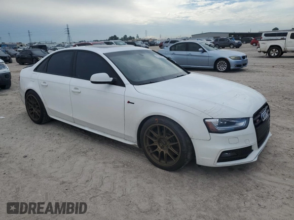 2015 Audi S4 Prestige with VIN WAUKGAFLXFA009493, listed as a Copart auction lot 69283674 with 96,559 mi miles and Salvage Title. Bid and sale history available at carsss.com. Image 4.