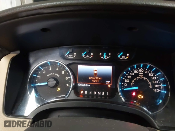 2011 Ford F-150 XL with VIN 1FTFX1CF0BFD42141, listed as a IAAI auction lot 41612837 with 195,235 mi miles. Bid and sale history available at carsss.com. Image 7.
