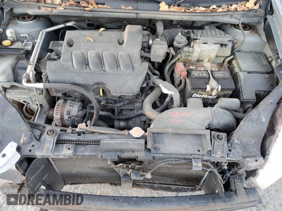 2011 Nissan Sentra 2.0 with VIN 3N1AB6AP2BL703993, listed as a Copart auction lot 80216884 with 135,877 mi miles and Salvage Title. Bid and sale history available at DreamBid. Image 11.