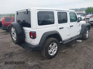 2021 Jeep Wrangler Unlimited Willys with VIN 1C4HJXDG9MW582361, listed as a IAAI auction lot 42243238 with 78,692 mi miles and . Bid and sale history available at DreamBid. Image 4.