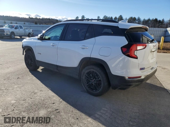 2022 GMC Terrain AT4 with VIN 3GKALYEV9NL300472, listed as a Copart auction lot 87252364 with 19,014 mi miles and Salvage Title. Bid and sale history available at DreamBid. Image 2.