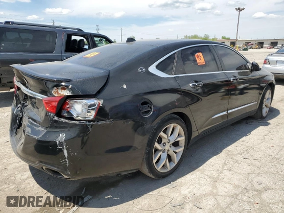 2014 Chevrolet Impala LTZ with VIN 2G1155S34E9139757, listed as a Copart auction lot 56123055 with Not Provided miles and Clean Title. Bid and sale history available at DreamBid. Image 3.