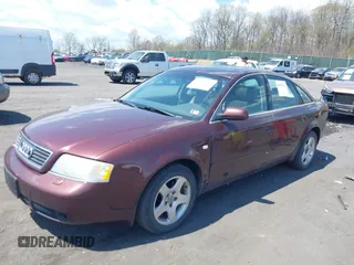 1998 Audi A6 with VIN WAUBA34B9WN058443, listed as a IAAI auction lot 42092713 with 172,728 mi miles. Bid and sale history available at carsss.com. Image 2.