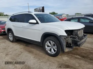 2018 Volkswagen Atlas S z VIN 1V2GR2CAXJC537560, wystawiony jako Copart lot #52817365 z przebiegiem 83 109 mil mil oraz Szkoda całkowita • Salvage title. Historia ofert i sprzedaży dostępna na DreamBid. Obrazek 4.