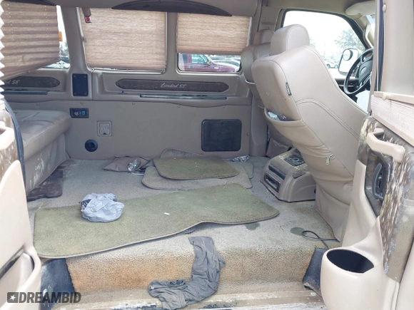2017 GMC Savana Cargo Van with VIN 1GTW7AFG8H1120201, listed as a IAAI auction lot 41596866 with 1 mi miles. Bid and sale history available at carsss.com. Image 8.