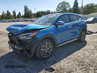 2021 Hyundai Tucson Ultimate z VIN KM8J3CAL2MU307413, wystawiony jako Copart lot #58594705 z przebiegiem 63 203 mil mil oraz Szkoda całkowita • Salvage title. Historia ofert i sprzedaży dostępna na DreamBid. Obrazek 1.