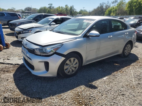 2020 Kia Rio LX with VIN 3KPA24AD1LE284001, listed as a Copart auction lot 49699995 with 75,300 mi miles and Non Repairable. Bid and sale history available at carsss.com. Image 1.