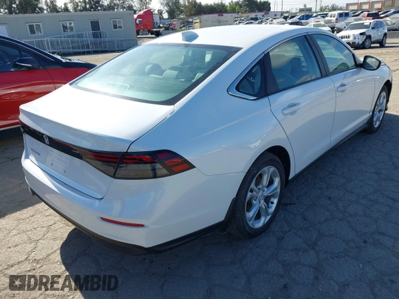 2023 Honda Accord LX with VIN 1HGCY1F23PA050367, listed as a IAAI auction lot 42261335 with 3,969 mi miles and . Bid and sale history available at DreamBid. Image 4.