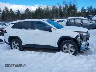 2021 Toyota RAV4 Hybrid LE with VIN 4T3LWRFV9MU047628, listed as a IAAI auction lot 41335589 with 36,748 mi miles. Bid and sale history available at carsss.com. Image 14.