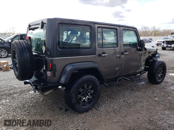 2018 Jeep Wrangler Unlimited Sport S with VIN 1C4BJWDG8JL814090, listed as a Copart auction lot 49155145 with 74,875 mi miles and Salvage Title. Bid and sale history available at DreamBid. Image 3.