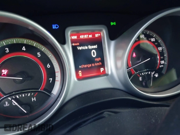 2019 Dodge Journey GT with VIN 3C4PDDEG1KT752120, listed as a IAAI auction lot 41448237 with 43,157 mi miles and . Bid and sale history available at DreamBid. Image 7.