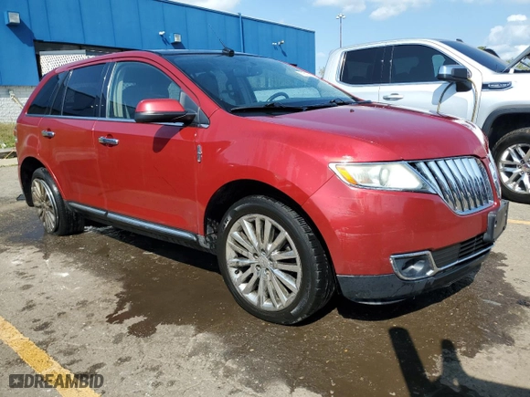 2011 Lincoln MKX with VIN 2LMDJ8JK8BBJ20739, listed as a Copart auction lot 71603904 with 125,472 mi miles and Clean Title. Bid and sale history available at carsss.com. Image 4.