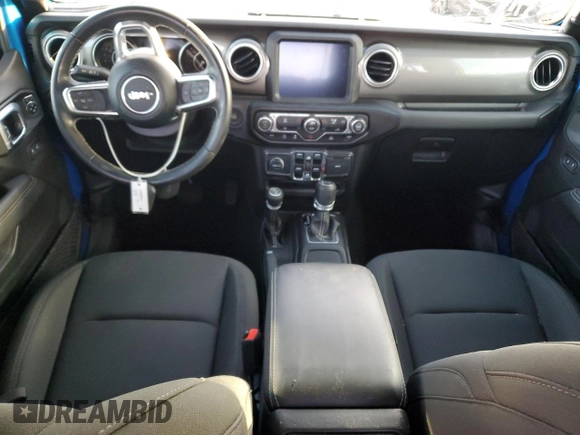 2022 Jeep Wrangler Unlimited Sahara z VIN 1C4HJXEG3NW246088, wystawiony jako Copart lot #74558574 z przebiegiem Nie podano mil oraz Nie do naprawy • Non repairable. Historia ofert i sprzedaży dostępna na DreamBid. Obrazek 8.