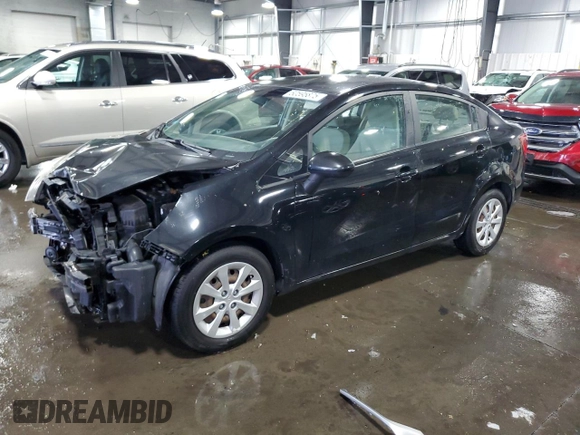 2013 Kia Rio LX z VIN KNADM4A38D6283981, wystawiony jako Copart lot #60595875 z przebiegiem 144 817 mil mil oraz Nie do naprawy • Non repairable. Historia ofert i sprzedaży dostępna na DreamBid. Obrazek 1.