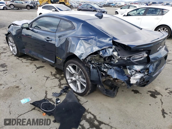 2022 Chevrolet Camaro 2LT with VIN 1G1FD1RX5N0111809, listed as a Copart auction lot 43728353 with 10,474 mi miles. Bid and sale history available at carsss.com. Image 2.