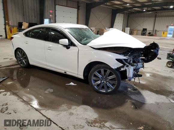 2017 Mazda 6 Sport with VIN JM1GL1U53H1148912, listed as a Copart auction lot 50496995 with Not Provided miles and Salvage Title. Bid and sale history available at DreamBid. Image 4.