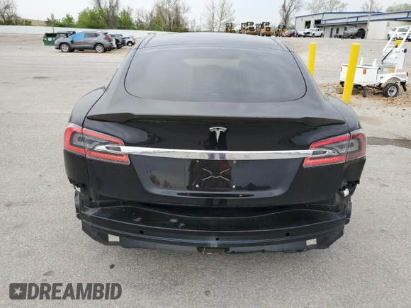 2015 Tesla Model S 85D with VIN 5YJSA1H42FF089907, listed as a Copart auction lot 53964335 with 70,386 mi miles and Salvage Title. Bid and sale history available at carsss.com. Image 6.