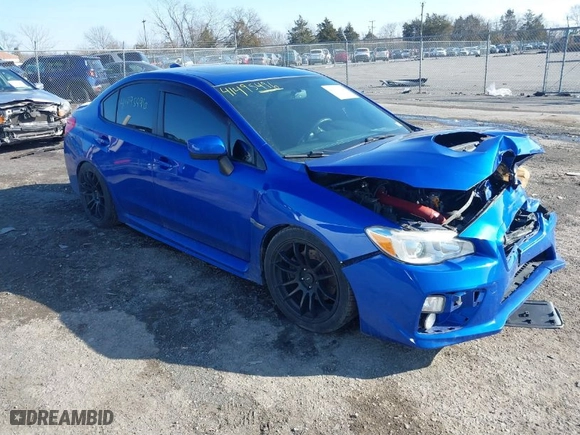 2016 Subaru WRX Premium with VIN JF1VA1E69G9827321, listed as a IAAI auction lot 41495496 with 164,371 mi miles. Bid and sale history available at carsss.com. Image 1.