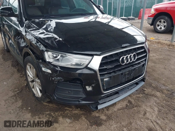 2017 Audi Q3 Premium with VIN WA1ECCFS4HR006201, listed as a IAAI auction lot 41876661 with 159,302 mi miles. Bid and sale history available at carsss.com. Image 6.