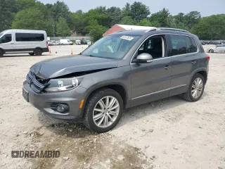 2012 Volkswagen Tiguan SE z VIN WVGBV7AX0CW005291, wystawiony jako Copart lot #59867605 z przebiegiem 126 684 mil mil oraz Czysty tytuł • Clean title. Historia ofert i sprzedaży dostępna na DreamBid. Obrazek 1.