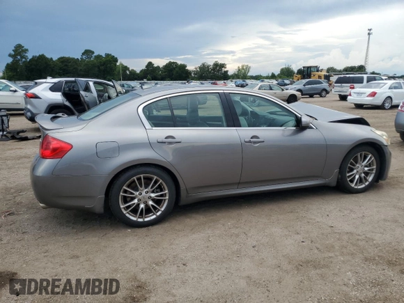 2008 Infiniti G35 with VIN JNKBV61E48M202723, listed as a Copart auction lot 62331224 with 124,885 mi miles and Non Repairable. Bid and sale history available at DreamBid. Image 3.