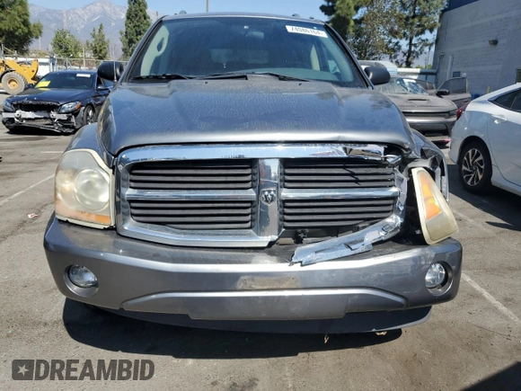 2005 Dodge Durango SLT z VIN 1D4HD48D15F621471, wystawiony jako Copart lot #74086164 z przebiegiem 185 162 mil mil oraz Szkoda całkowita • Salvage title. Historia ofert i sprzedaży dostępna na DreamBid. Obrazek 5.