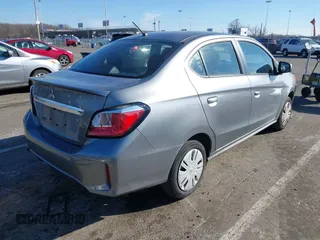 2021 Mitsubishi Mirage G4 ES with VIN ML32FUFJ0MHF00607, listed as a IAAI auction lot 41448300 with 30,045 mi miles. Bid and sale history available at carsss.com. Image 4.