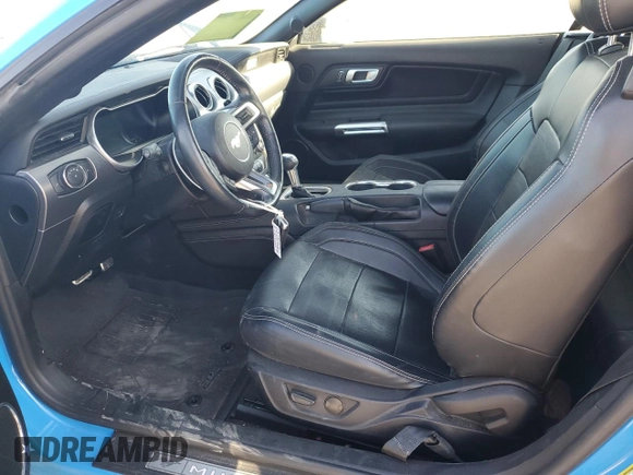 2022 Ford Mustang EcoBoost with VIN 1FATP8UHXN5106513, listed as a Copart auction lot 47394815 with 24,671 mi miles and Salvage Title. Bid and sale history available at carsss.com. Image 7.