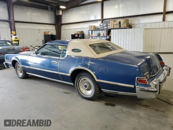 1976 Lincoln Continental with VIN 0000006Y89A895848, listed as a Copart auction lot 45959455 with 33,426 mi miles and Clean Title. Bid and sale history available at DreamBid. Image 2.