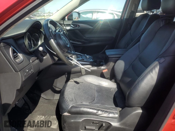 2016 Mazda CX-9 Touring with VIN JM3TCBCY2G0119252, listed as a Copart auction lot 55529005 with 95,587 mi miles and Salvage title. Bid and sale history available at DreamBid. Image 7.