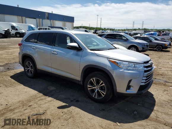 2019 Toyota Highlander LE with VIN 5TDZARFH1KS053120, listed as a Copart auction lot 62933335 with 69,026 mi miles and Clean title. Bid and sale history available at DreamBid. Image 4.