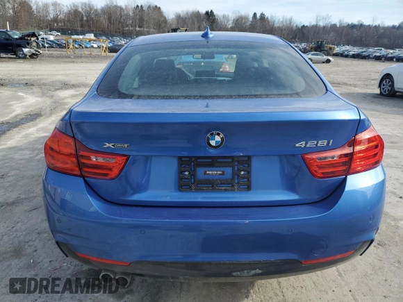 2016 BMW 4 Series 428i xDrive with VIN WBA4C9C50GG135644, listed as a Copart auction lot 45913995 with 56,297 mi miles and Salvage Title. Bid and sale history available at DreamBid. Image 6.