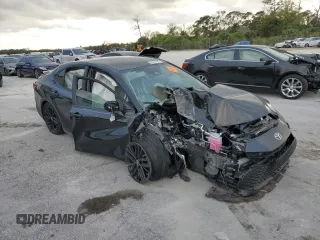 2025 Toyota Camry LE with VIN 4T1DAACK4SU027338, listed as a Copart auction lot 45603445 with 11,536 mi miles and Non Repairable. Bid and sale history available at DreamBid. Image 4.