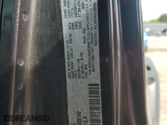 2021 Jeep Wrangler Unlimited Sport S с VIN 1C4HJXDG8MW836142, выставлен на аукционе Copart как лот 52791025 с пробегом 47 255 миль миль и Чистый • Clean title. История ставок и продаж доступна на DreamBid. Изображение 15.