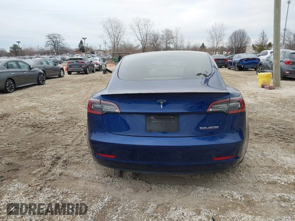 2021 Tesla Model 3 Performance with VIN 5YJ3E1EC6MF996743, listed as a IAAI auction lot 41509631 with 41,599 mi miles and . Bid and sale history available at DreamBid. Image 16.
