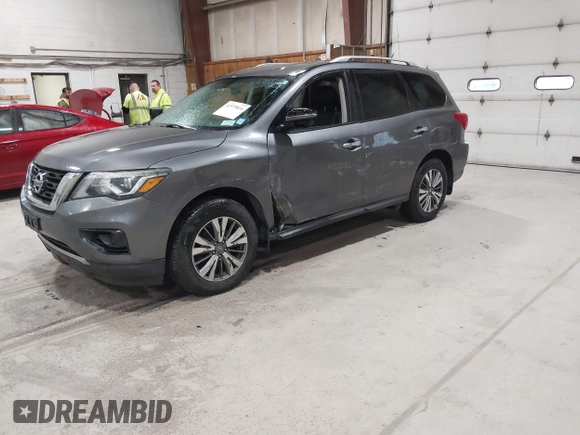 2017 Nissan Pathfinder SL with VIN 5N1DR2MM2HC622055, listed as a IAAI auction lot 41979816 with 123,355 mi miles. Bid and sale history available at carsss.com. Image 21.