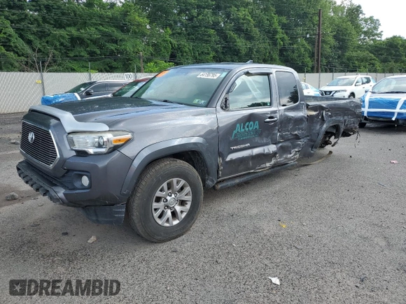 2016 Toyota Tacoma SR5 with VIN 5TFSZ5AN3GX037843, listed as a Copart auction lot 64156795 with Not provided miles and Salvage title. Bid and sale history available at DreamBid. Image 1.