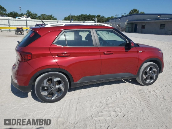 2024 Hyundai Venue Limited with VIN KMHRC8A36RU326277, listed as a Copart auction lot 53470845 with 12,589 mi miles and Salvage Title. Bid and sale history available at DreamBid. Image 3.
